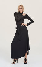 Load image into Gallery viewer, Joseph Ribkoff Asymmetric Crepe Skirt - Black
