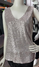 Load image into Gallery viewer, Joseph Ribkoff Sequined Top - Champagne
