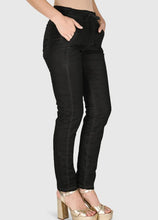 Load image into Gallery viewer, Alembika Stretch Jeans - Black Snake Print
