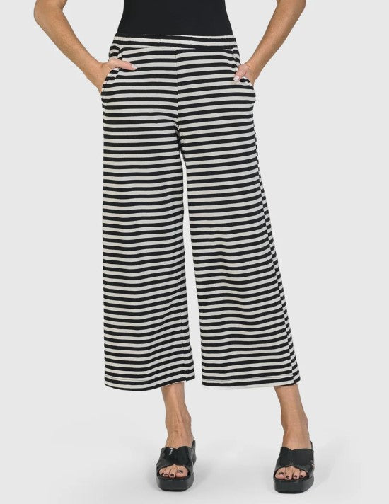 Urban by Alembika Stripe Pant - Black/White