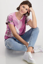 Load image into Gallery viewer, Monari Floral Print T Shirt 409125 Blossom
