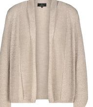 Load image into Gallery viewer, Monari Knitted Throw Over Jacket 409321 - Warm Sand
