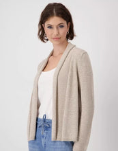 Load image into Gallery viewer, Monari Knitted Throw Over Jacket 409321 - Warm Sand
