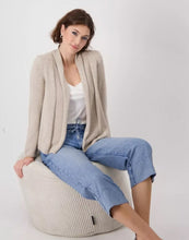 Load image into Gallery viewer, Monari Knitted Throw Over Jacket 409321 - Warm Sand
