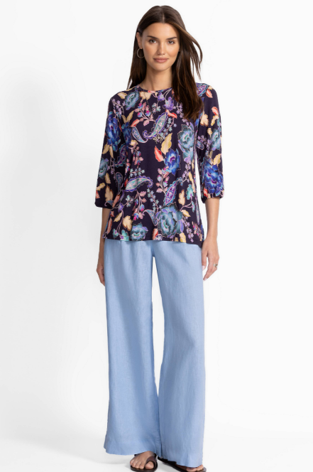 Johnny Was - The Janie Favourite Puff Sleeve top - Stevies Garden - T15825-6