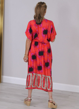 Load image into Gallery viewer, Peruzzi - Print Long Dress - Red - S25129
