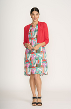 Load image into Gallery viewer, Foil - Headliner Shrug Jacket - Poppy Red - CFO8190
