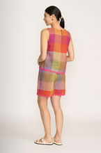 Load image into Gallery viewer, Foil - Moral Fibre Top - Fiesta Check - CFO8295
