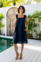 Load image into Gallery viewer, See Saw - SL Square NK Dress - Navy - SS341N
