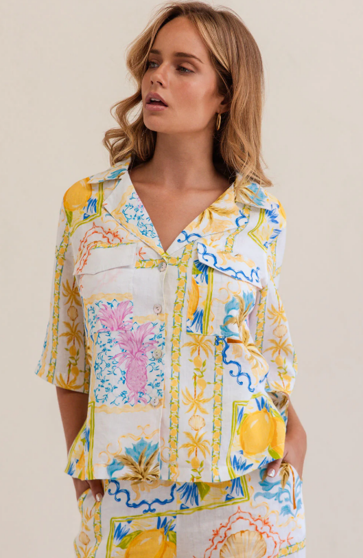 Kaleido - Safari Shirt - Amalfi Dreams - K81