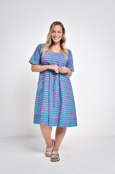 Saint Lori Sumer Dress  8804S - Fuchsia Jade