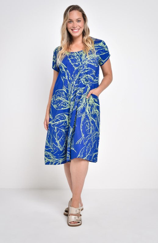 Saint Lori Summer Dress 8804 - Blue Lime