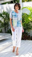 Load image into Gallery viewer, See Saw - 7/8 Flat Front Pant - White - SS361W
