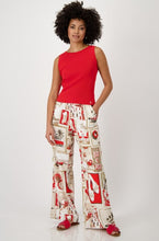 Load image into Gallery viewer, Monari - Pants Polaroid 78 cm - Red Pattern - 409744MNR
