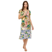Load image into Gallery viewer, Johnny Was Janie Favourite Midi Henley Dress 31226 - Olympe Scarf
