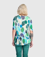 Load image into Gallery viewer, Alembika Addison Flouncy Tee RT368 - Aqua
