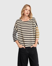 Load image into Gallery viewer, Alembika Forever Boxy Tee UT120S - Stripes
