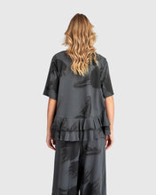 Load image into Gallery viewer, Alembika Fleeting Ruffle Tee UT131F - Fogflower
