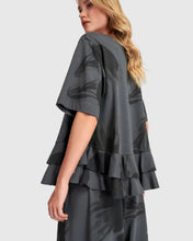 Load image into Gallery viewer, Alembika Fleeting Ruffle Tee UT131F - Fogflower
