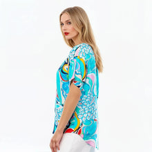 Load image into Gallery viewer, Claire Powell V Neck Tee - Sakura
