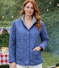 Load image into Gallery viewer, Renoma Noah Reversible Jacket 2137W- Wedgewood
