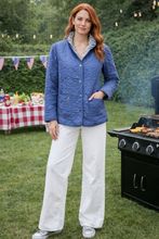 Load image into Gallery viewer, Renoma Noah Reversible Jacket 2137W- Wedgewood
