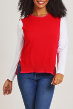 Load image into Gallery viewer, Zaket &amp; Plover Essential Two Tone Vest ZP7156 - Rouge
