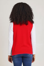 Load image into Gallery viewer, Zaket &amp; Plover Essential Two Tone Vest ZP7156 - Rouge
