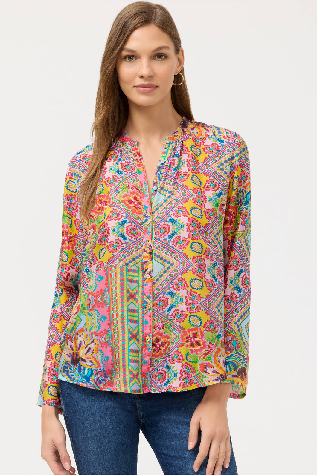 Johnny Was Heaven Button Up AUC15825-O Morice