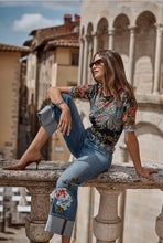 Load image into Gallery viewer, Johnny Was Favourite Boat Neck Tee T16725-7 - Leto
