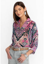 Load image into Gallery viewer, Johnny Was Marlow Burnout Blouse - Paisley Melody
