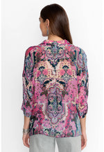 Load image into Gallery viewer, Johnny Was Marlow Burnout Blouse - Paisley Melody
