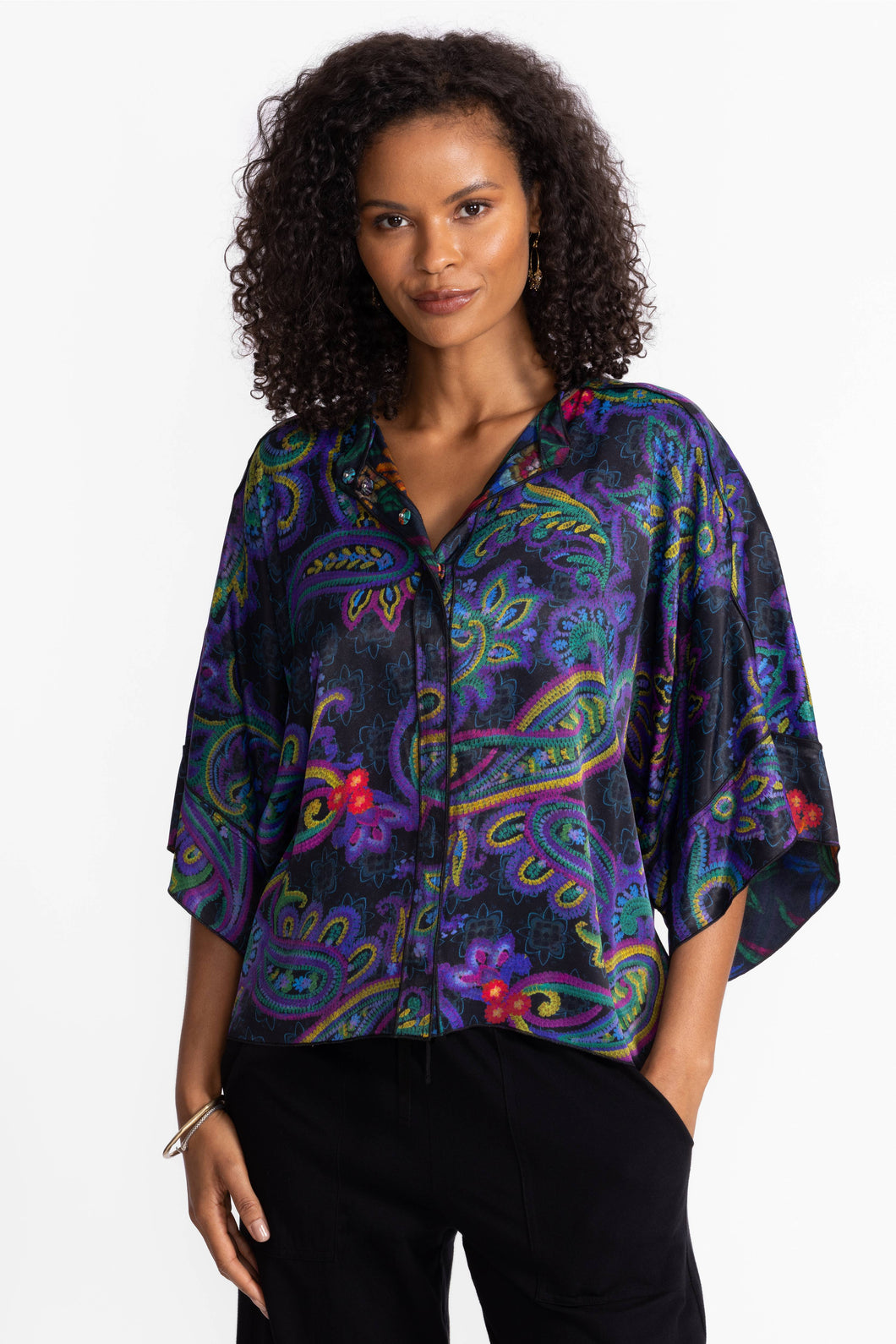 Johnny Was Reversible Shrug C49325-8 Paisley