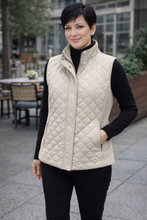 Load image into Gallery viewer, Renoma Origin Quilted Vest 2138P - Parchment
