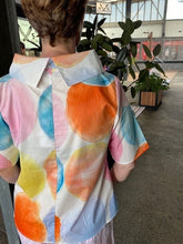 Load image into Gallery viewer, See Saw - SS Cowl Nk Top - Pastel Spot - SS545
