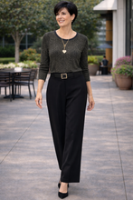 Load image into Gallery viewer, Fiori Gold Flex Top 83831 - Black
