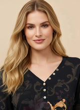 Load image into Gallery viewer, Johnny Was Janie Favourite Henley Top T17625-9 - Cherie
