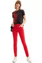 Load image into Gallery viewer, Desigual Denim Skinny Cut Jeans - Red
