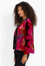 Load image into Gallery viewer, Johnny Was Ruffle Sleeve Velvet Bolero J41824-9 - Ruby Bloom
