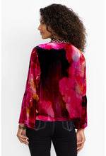 Load image into Gallery viewer, Johnny Was Ruffle Sleeve Velvet Bolero J41824-9 - Ruby Bloom
