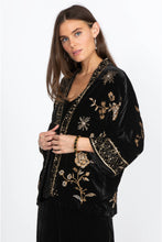 Load image into Gallery viewer, Johnny Was Ally Velvet Kimono J47422 - Black Gold
