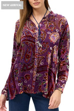 Load image into Gallery viewer, Johnny Was Slim Audrey Collared Shirt C176625-O - Domitila
