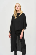 Load image into Gallery viewer, Joseph Ribkoff Floating Asymmetric Top 243246 - Black
