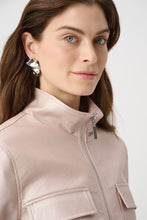 Load image into Gallery viewer, Joseph Ribkoff Bomber Jacket 264907 - Pearl Blush
