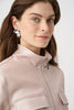 Joseph Ribkoff Bomber Jacket 264907 - Pearl Blush