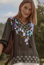 Load image into Gallery viewer, Johnny Was Margot Blouse C15525-8 - Carmin
