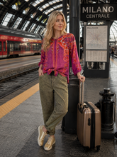 Load image into Gallery viewer, Johnny Was Franceen Shirt C11126-1 - Lantana Scarf
