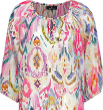 Load image into Gallery viewer, Monari Ikat All Over Blouse - Pink Print
