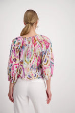 Load image into Gallery viewer, Monari Ikat All Over Blouse - Pink Print
