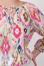 Load image into Gallery viewer, Monari Ikat All Over Blouse - Pink Print
